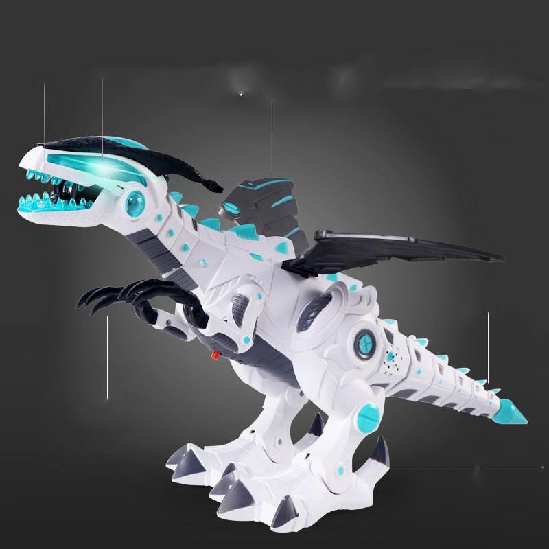 Walking Dragon Toy Fire Breathing Water Spray Dinosaur - MRSLM