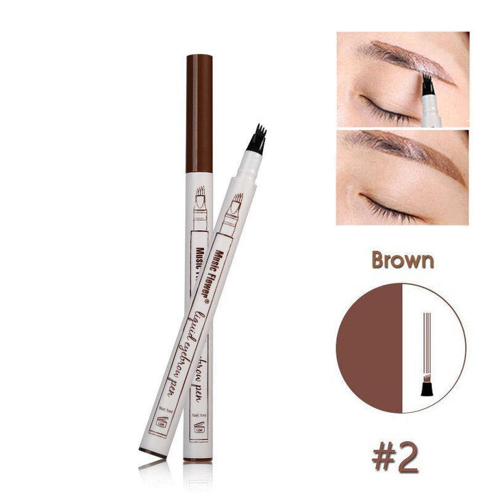 Music Flower Microblading Eyebrow Tattoo Pen Brow Ink Pencil Defined Makeup Waterproof Powder - MRSLM