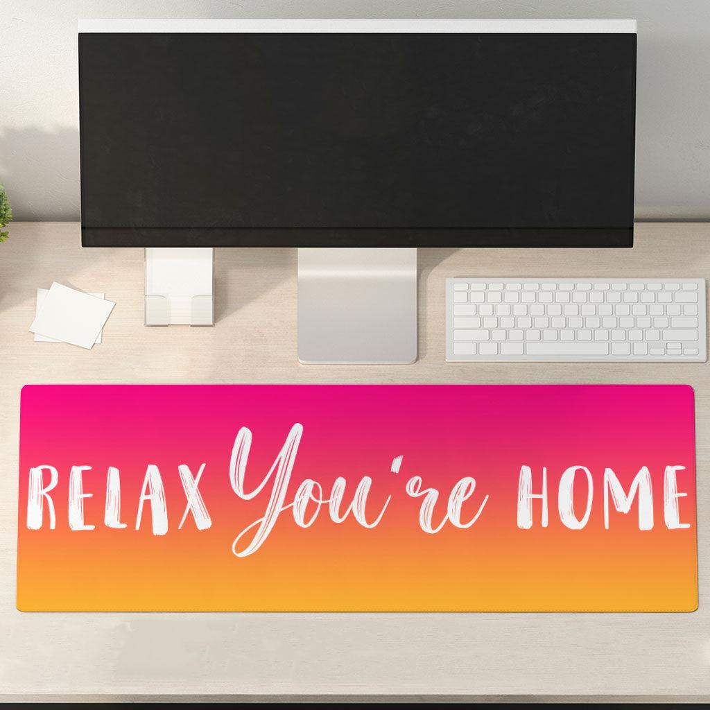 Relax Desk Mat - Best Design Desk Pad - Printed Laptop Desk Mat - MRSLM