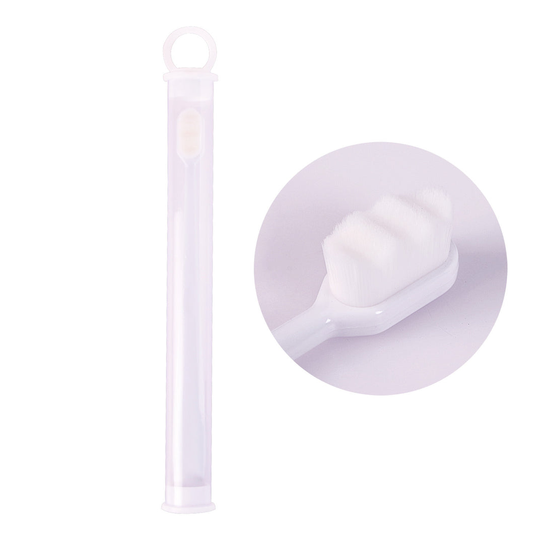 Cepillo de dientes ultrafino cepillo de limpieza profunda de cerdas súper suaves portátil para herramientas de cuidado bucal cuidado de los dientes limpieza bucal viaje