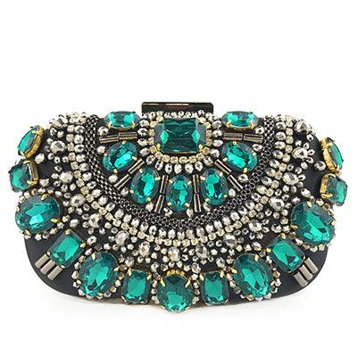 Diamond-studded evening bag, view 10 - MRSLM
