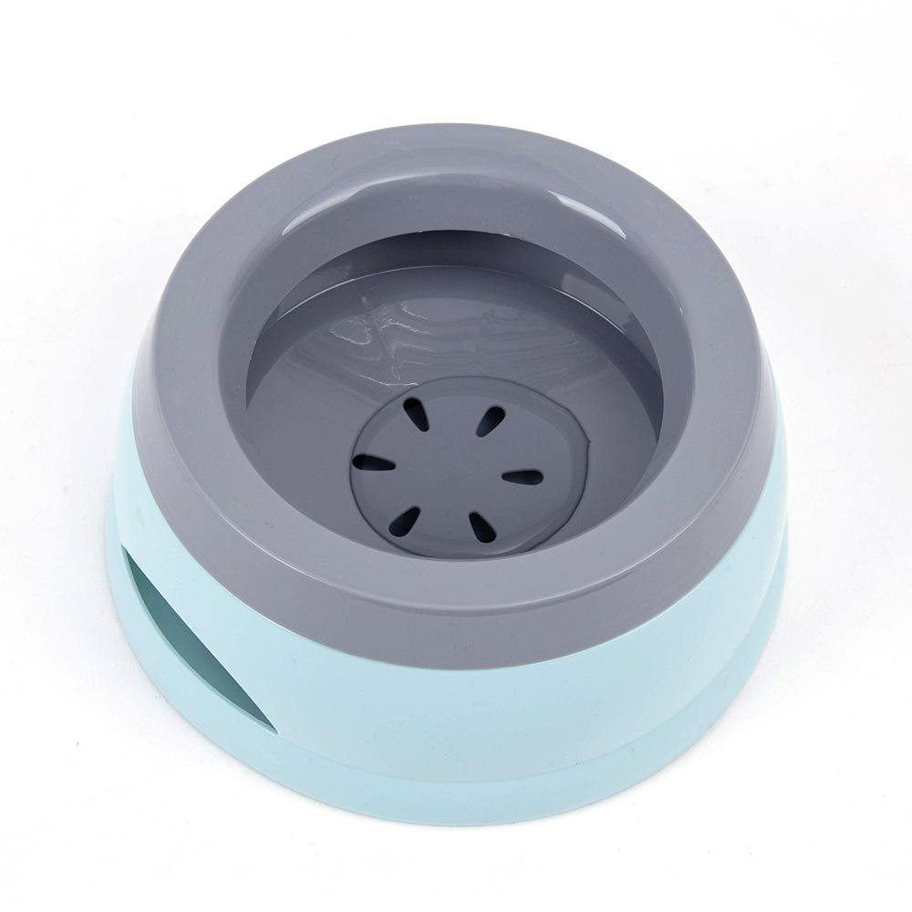 Pet Dog Bowls Floating Not Wetting Mouth Cat Bowl No Spill Drinking Water Feeder Plastic Portable Dog Bowl Support Dropshipping - MRSLM