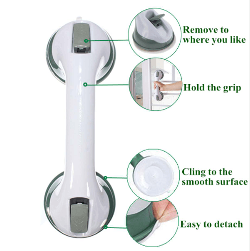 Bathroom handrail suction cup type anti-skid handrail suction cup handrail - MRSLM