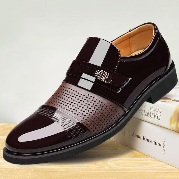 Men's formal business leather shoes - MRSLM
