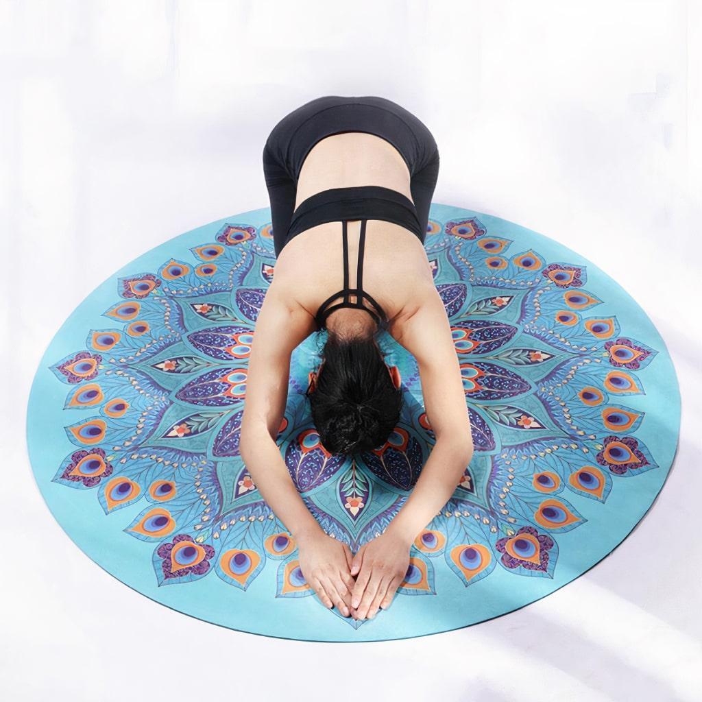 Round Suede Yoga Mat - MRSLM