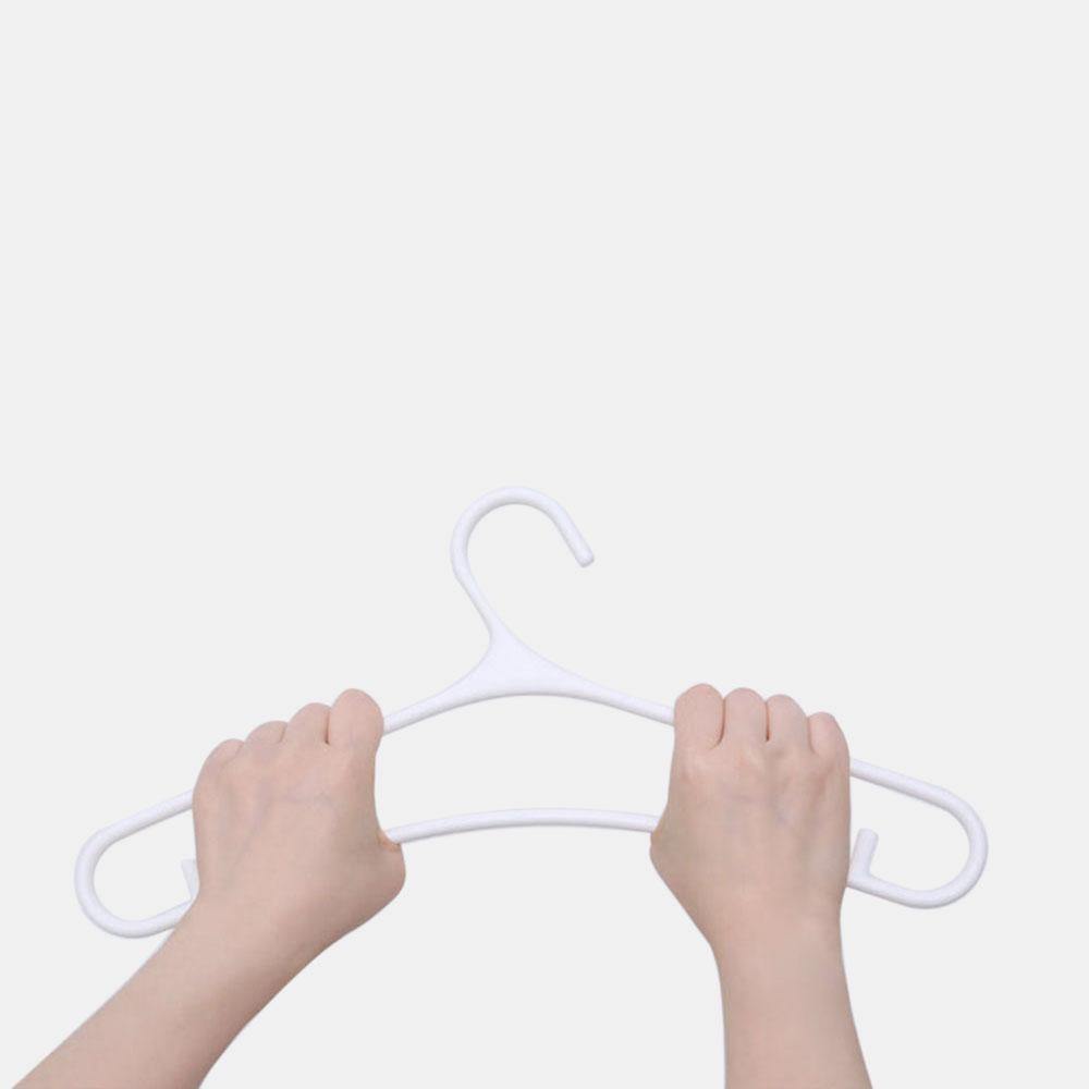 QUANGE 10PCS/Set Wide Shoulder Non-Slip Hanger Home Cloth Hanger For Tops/Skirts/Dresses/Trousers Hanger Hook From - MRSLM