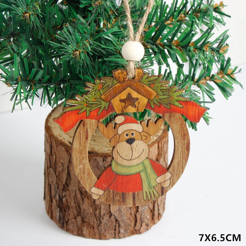 Wooden Christmas Tree Ornament