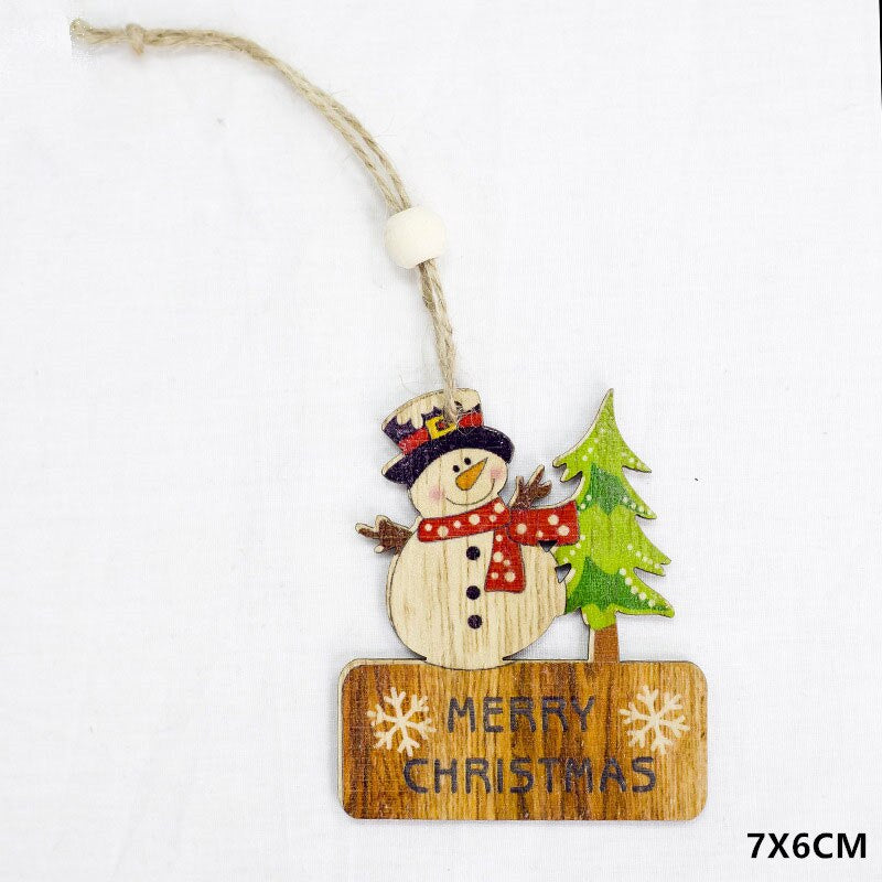 Wooden Christmas Tree Ornament