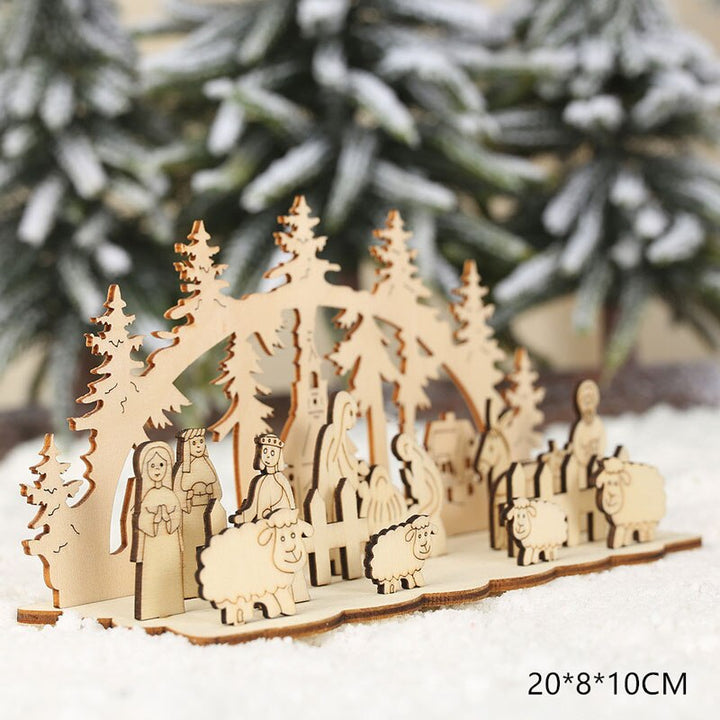 Wooden Christmas Tree Ornament