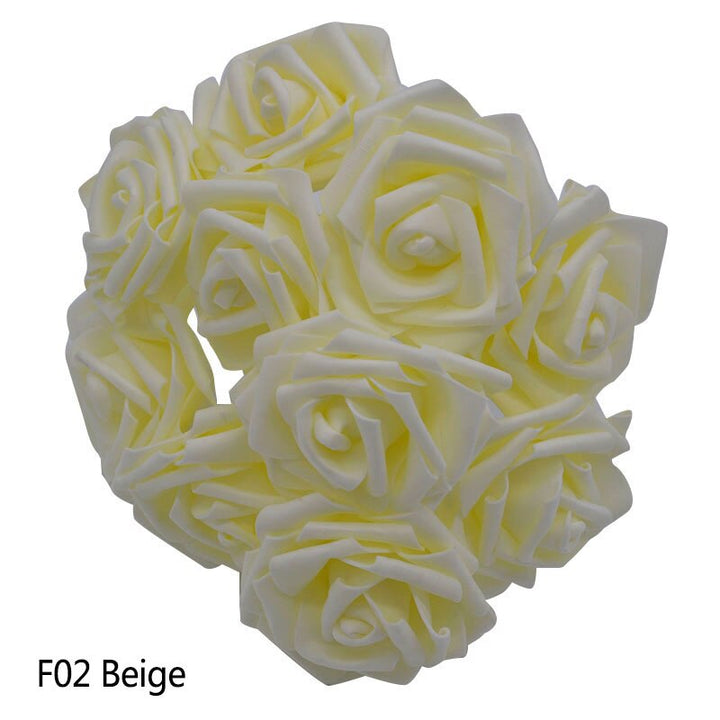 Set of 25 Artificial Foam Roses