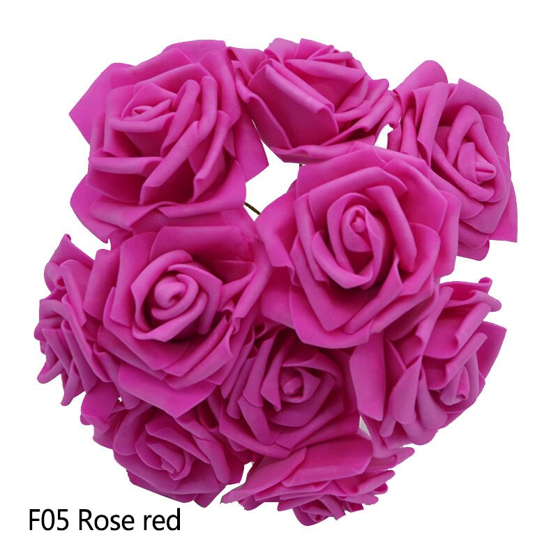 Set of 25 Artificial Foam Roses