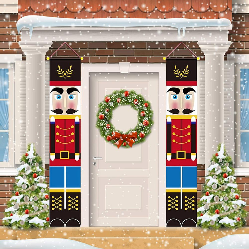 Merry Christmas door banners, view 19 - MRSLM