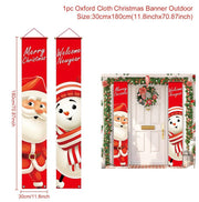 Merry Christmas door banners, view 2 - MRSLM