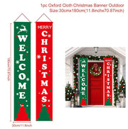 Merry Christmas door banners, view 5 - MRSLM