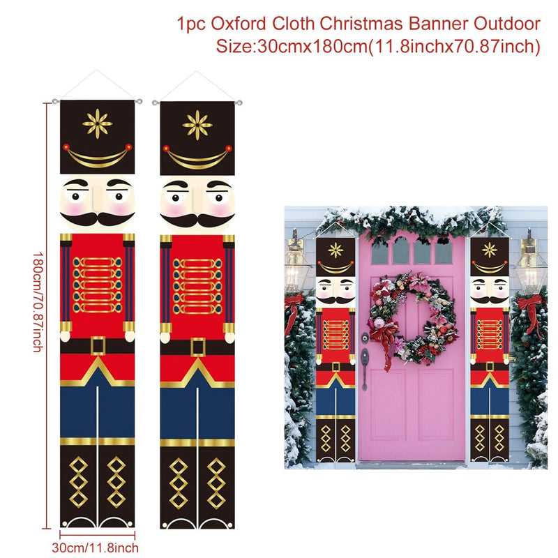 Merry Christmas door banners, view 7 - MRSLM