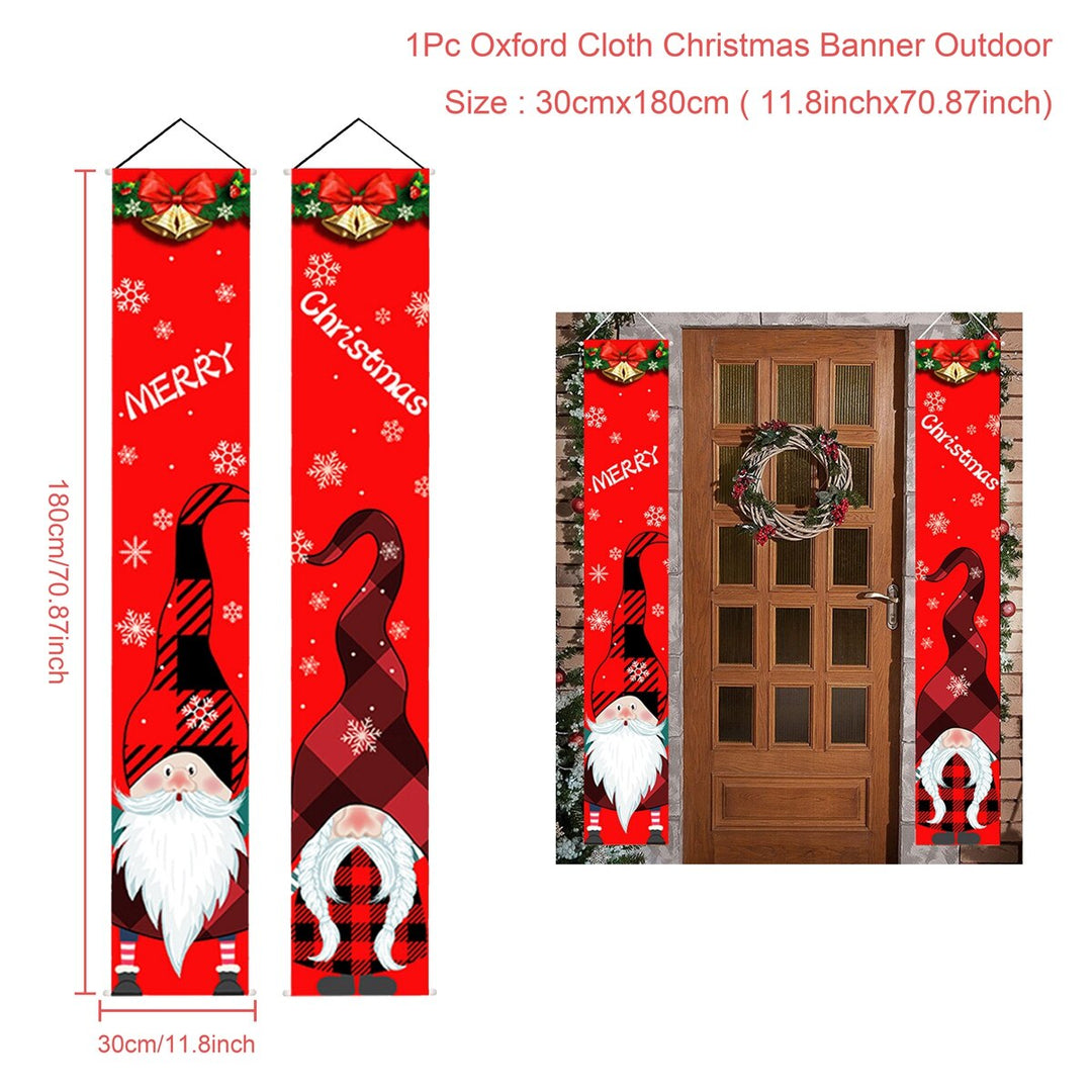 Merry Christmas Hanging Door Banners