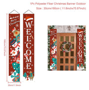 Merry Christmas door banners, view 17 - MRSLM