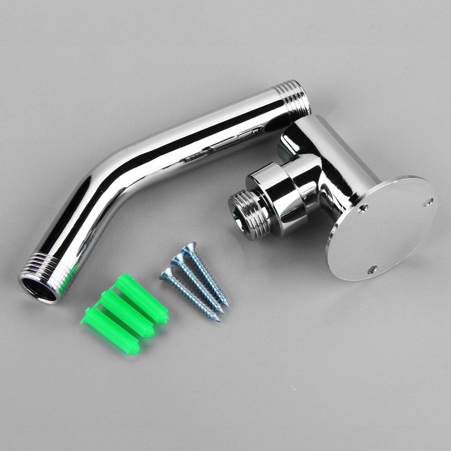 13.2cm Wall Mounted Shower Extension Arm Pipe Bottom Entry for Rain Shower Head - MRSLM