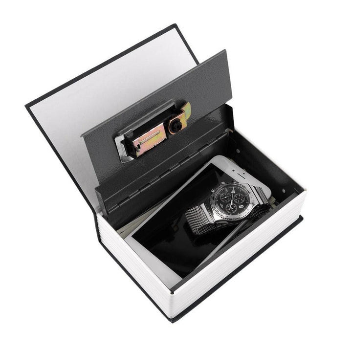 Hot Steel Simulation Dictionary Secret Book Safe Money Box Case Money Jewelry Storage Box Security Key Lock - MRSLM