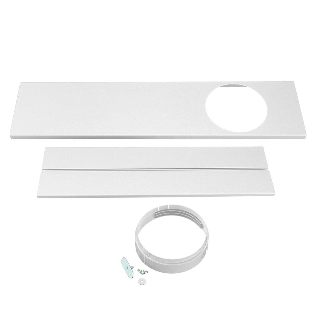 120cm Adjustable Air Conditioner Window Kit Plate For Exhaust Hose Tube Connector - MRSLM