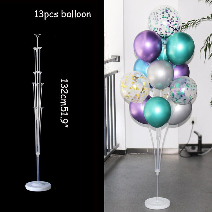 Simple Balloon Garland and Table for Wedding Party