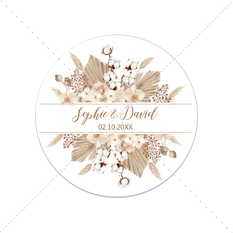 Wedding Customized Stickers Set