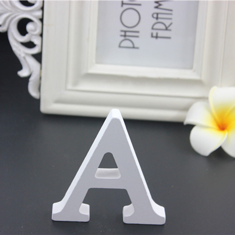 White Wooden Love Wedding Sign