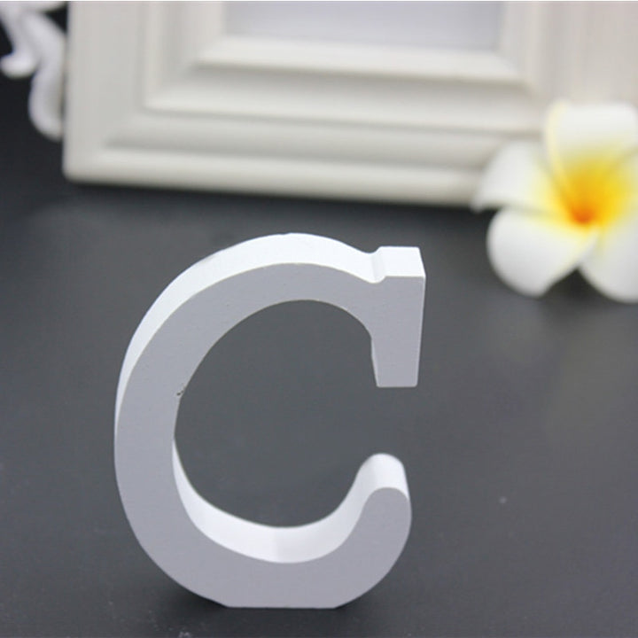 White Wooden Love Wedding Sign