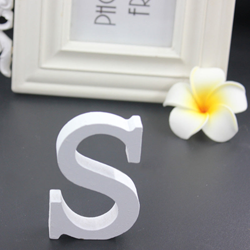 White Wooden Love Wedding Sign