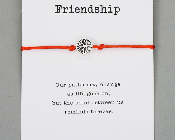 Friendship Card for Gift with Rope