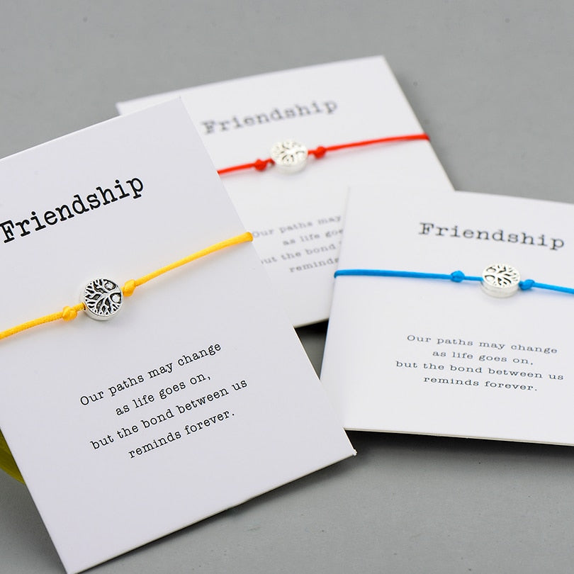 Friendship Card for Gift with Rope