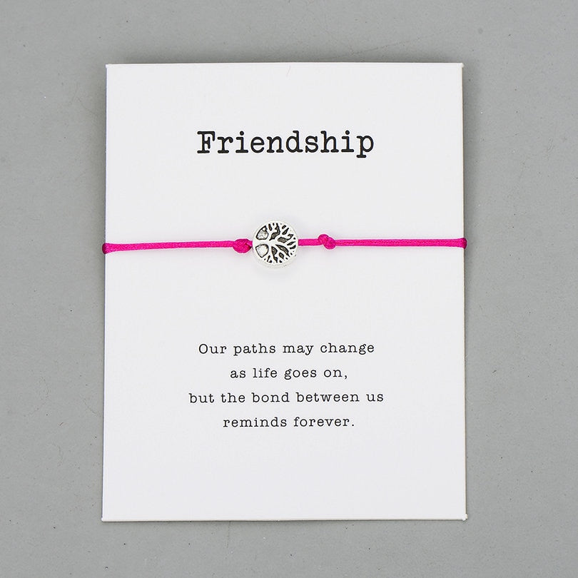 Friendship Card for Gift with Rope