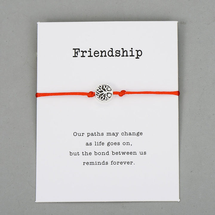 Friendship Card for Gift with Rope