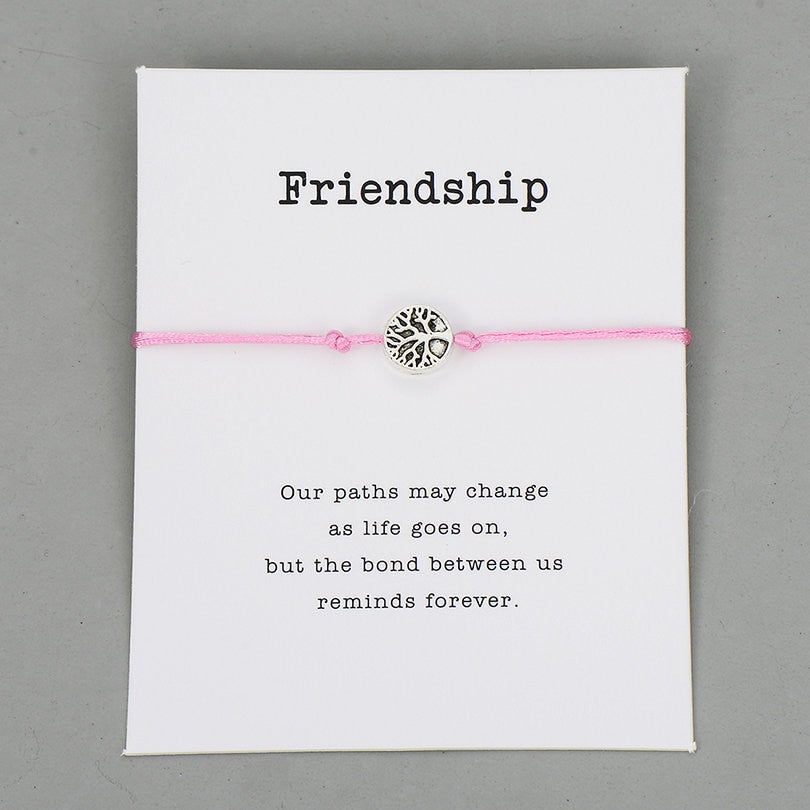 Friendship Card for Gift with Rope