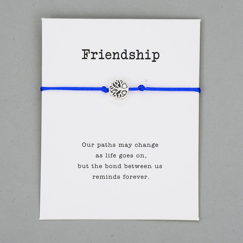 Friendship Card for Gift with Rope