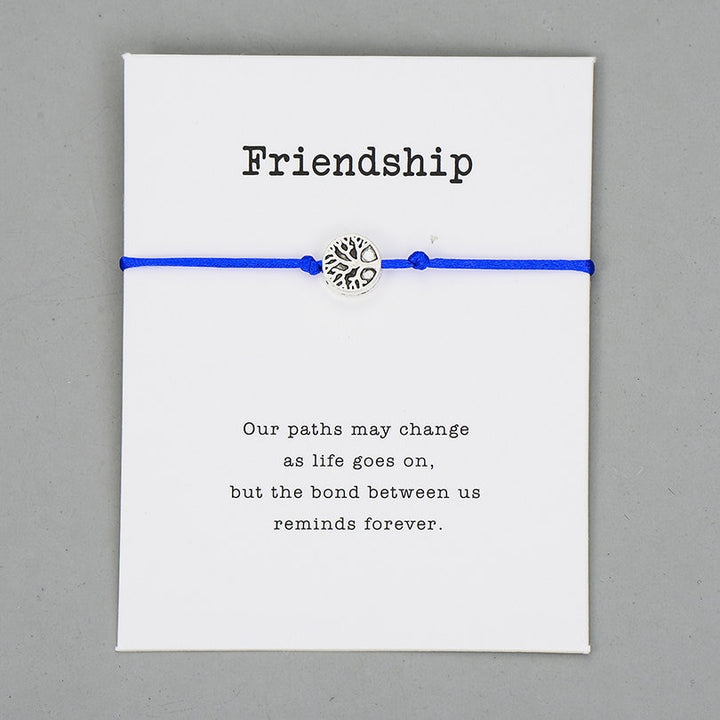 Friendship Card for Gift with Rope