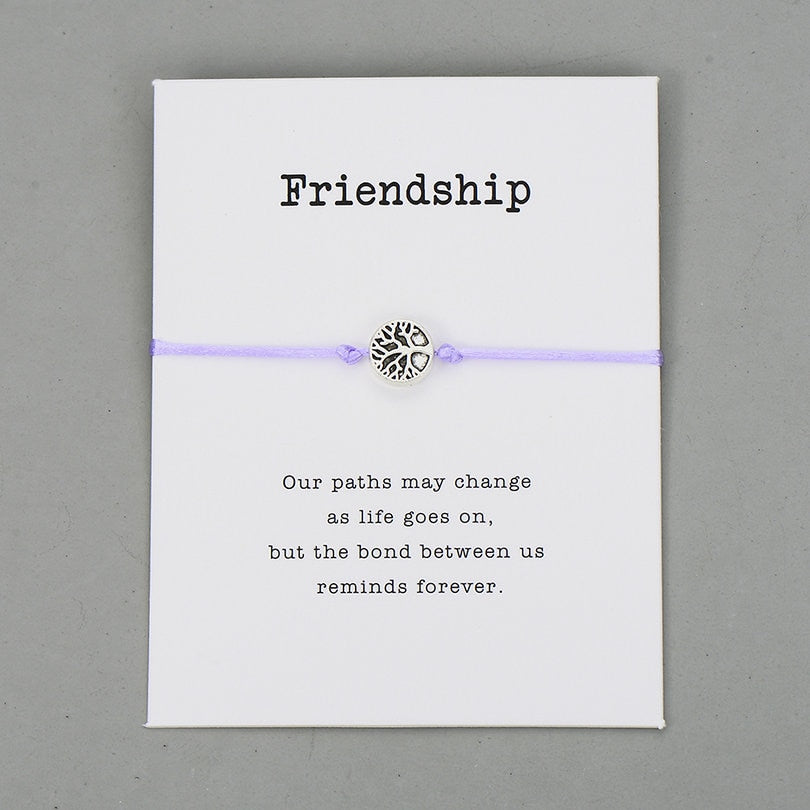 Friendship Card for Gift with Rope