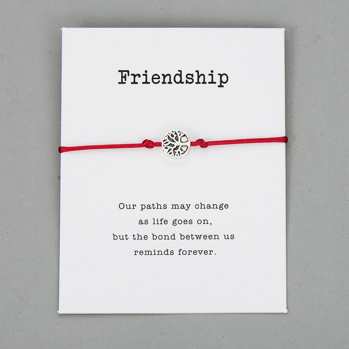 Friendship Card for Gift with Rope