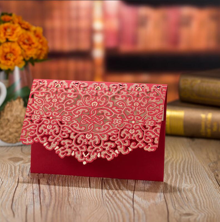 Wedding Lace Invitation Card