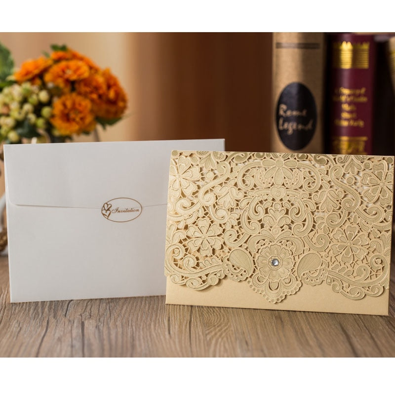 Wedding Lace Invitation Card