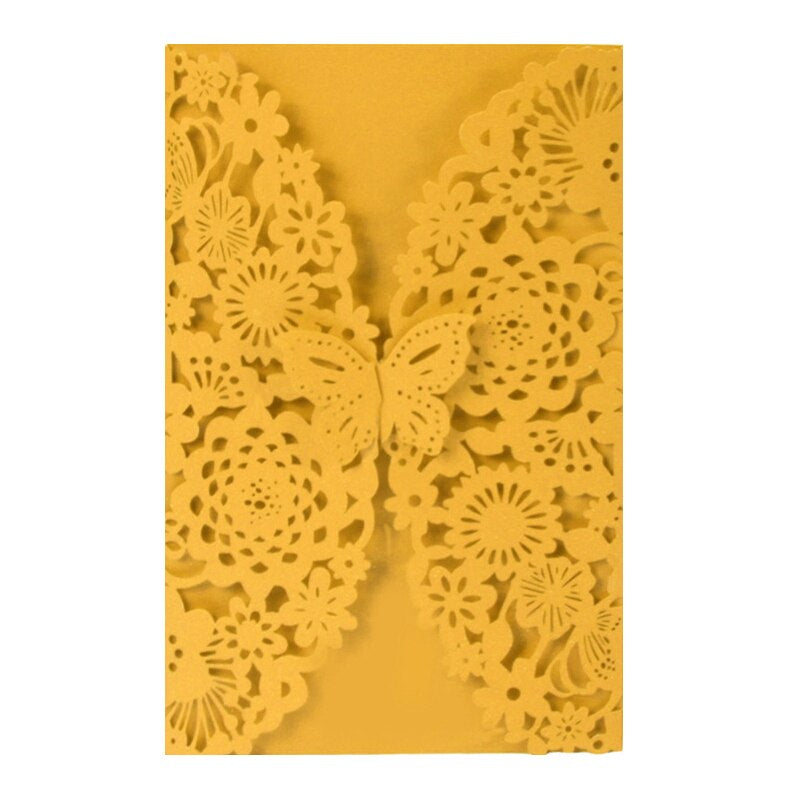butterfly invitation cards, view 2 - MRSLM