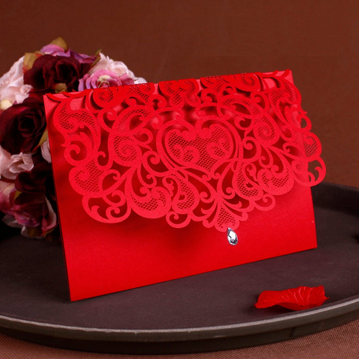 Exquisite Wedding Invitations Cards 50 pcs/set