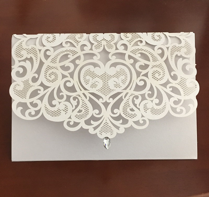 Exquisite Wedding Invitations Cards 50 pcs/set