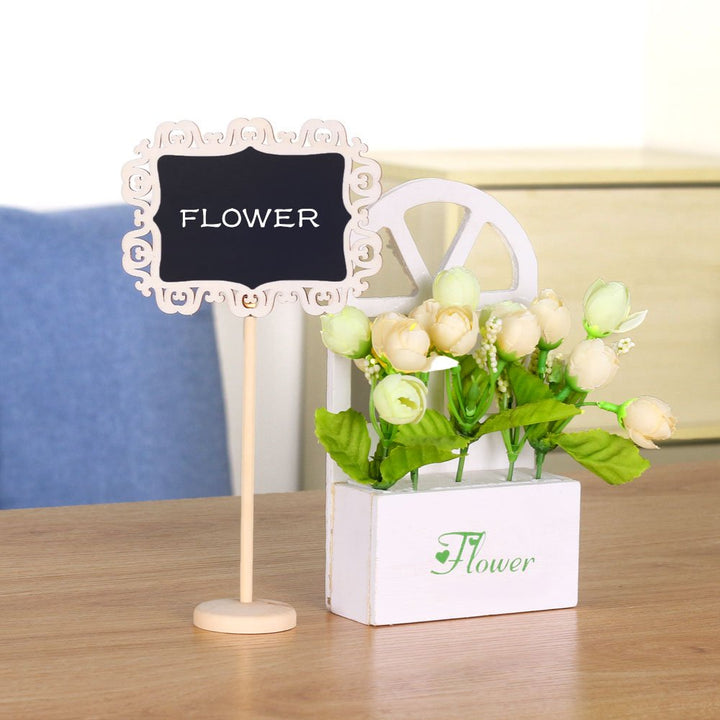 Simple Table Chalkboards for Wedding Party 12 pcs Set