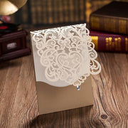paper wedding invitation card, view 5 - MRSLM