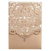 paper wedding invitation card, view 2 - MRSLM