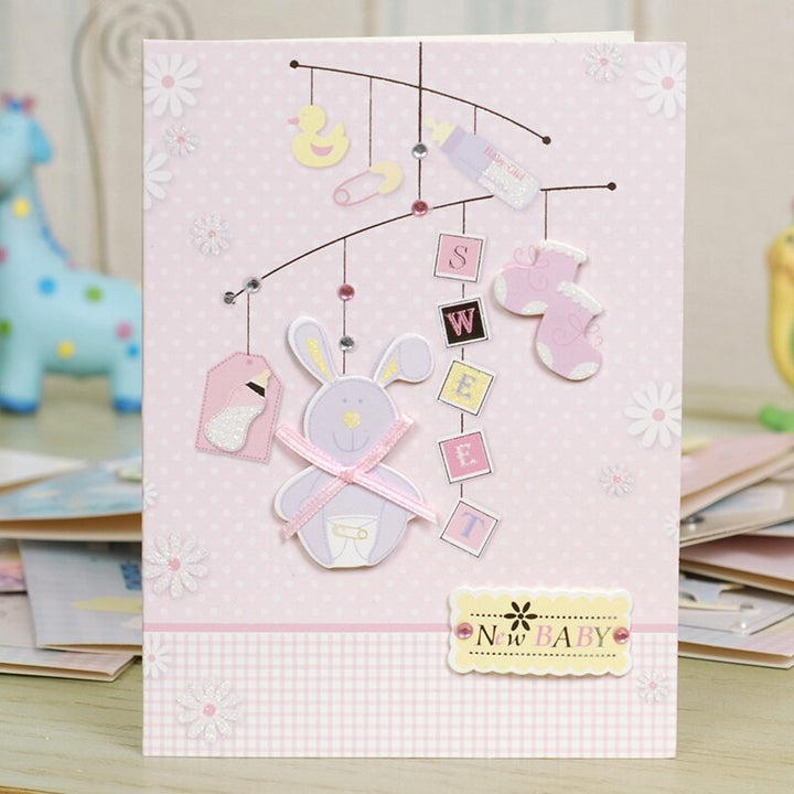 Pop-Up Baby Shower Party Invitation Cards 50 pcs Set