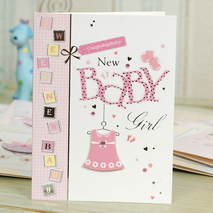 Pop-Up Baby Shower Party Invitation Cards 50 pcs Set