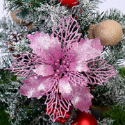Christmas paper flower decorations, view 4 - MRSLM