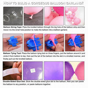 emerald balloon garland set, view 6 - MRSLM